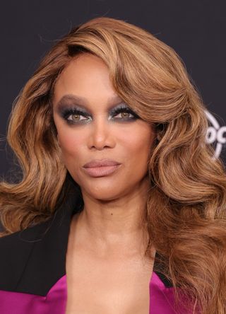 Tyra Banks attends the 2024 Sports Illustrated Swimsuit Issue launch party at Hard Rock Cafe - Times Square on May 16, 2024 in New York City
