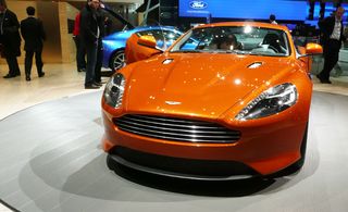 Front view of Aston Martin Virage