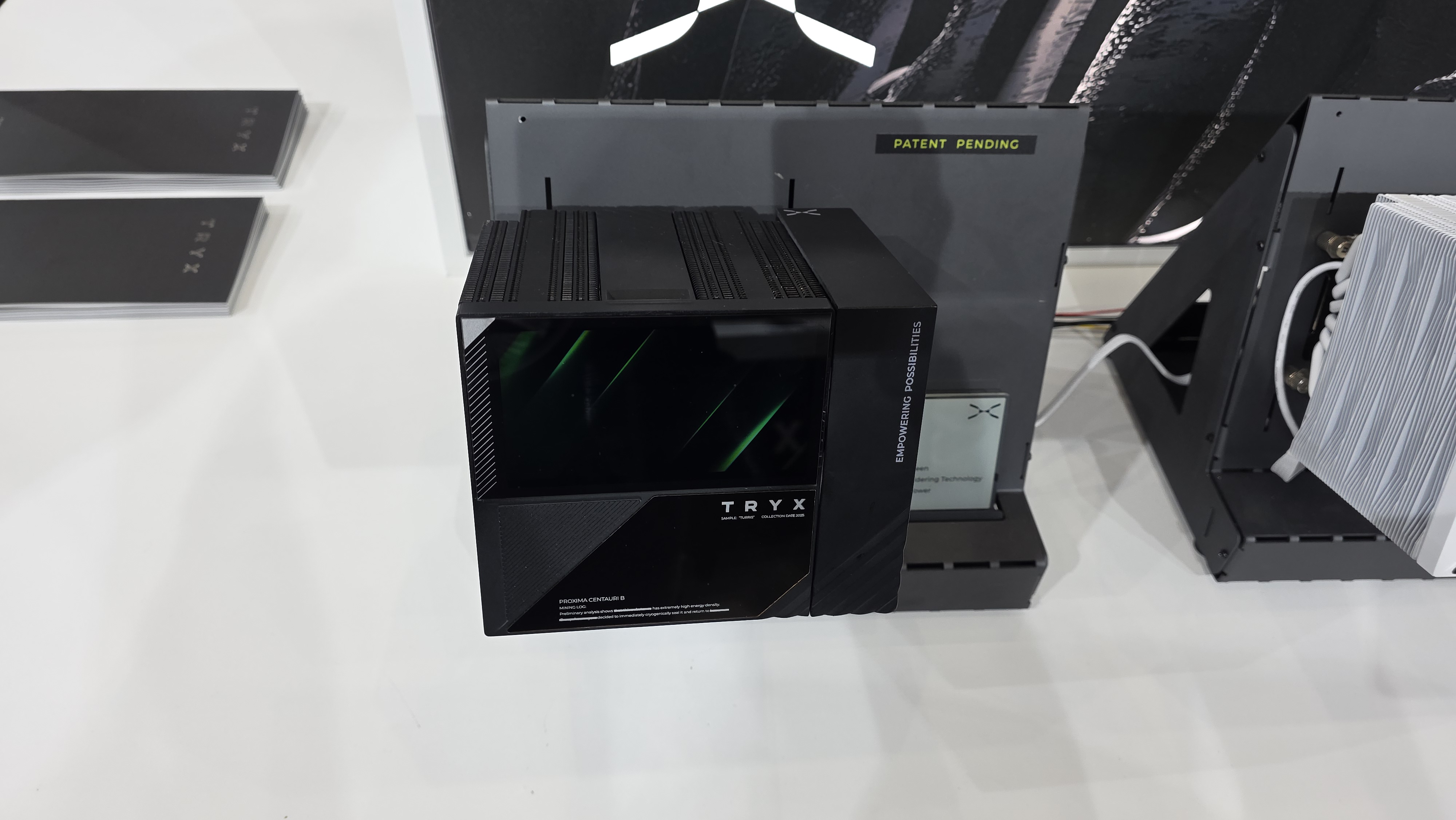 The Tryx Turris air cooler in black