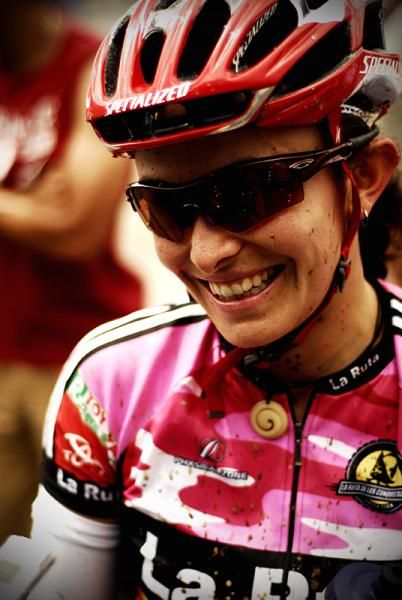 Women's leader Angela Parra has won both stages so far