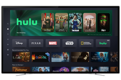 Disney Plus app featuring Hulu