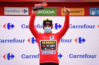 Primož Roglič (Jumbo-Visma) retained his overall lead after stage 14 of the 2020 Vuelta a España
