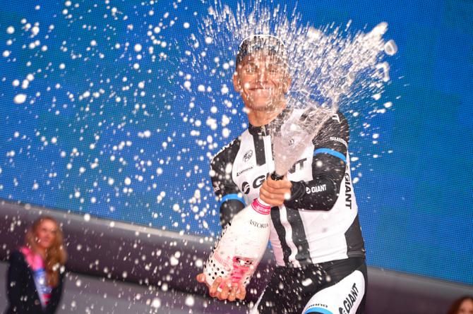 Marcel Kittel (Giant-Shimano) has now won stages in all three Grand Tours