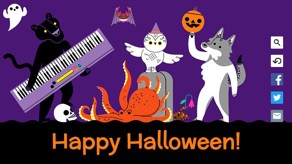Halloween doodles the best spooky Google Doodles Creative Bloq