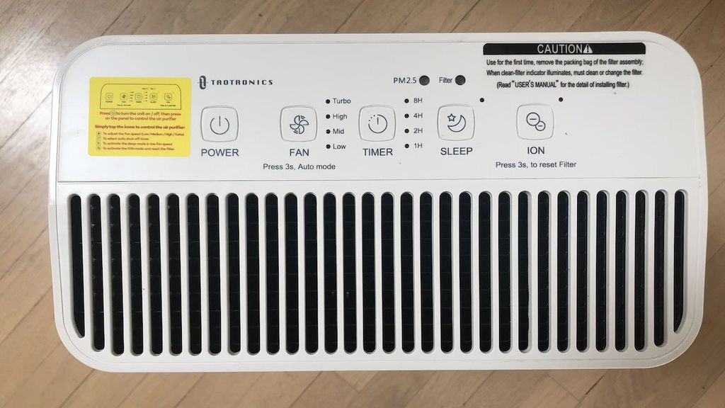 taotronics air purifier tt ap002
