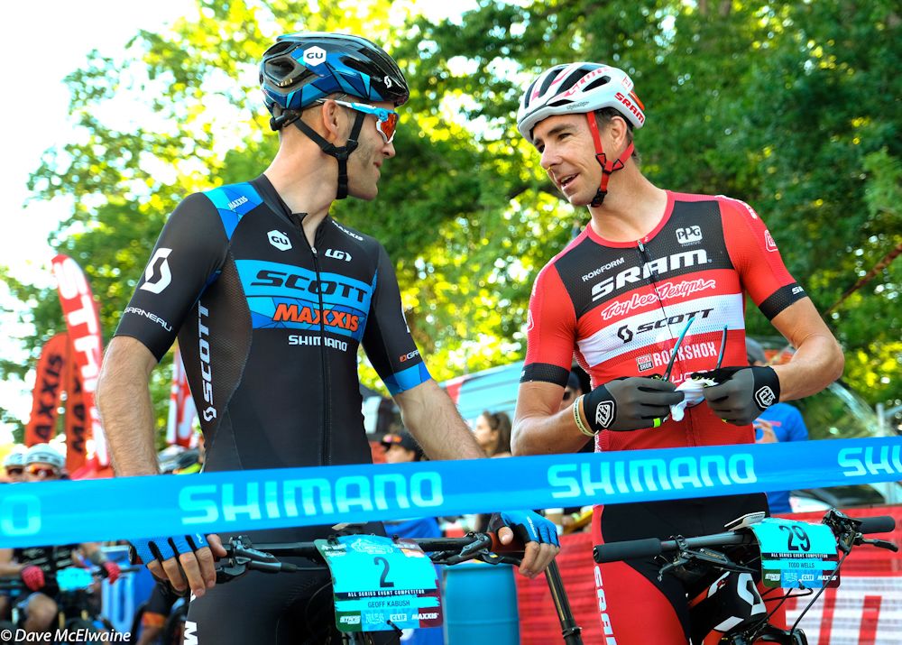 Geoff Kabush and Todd Wells have raced each other countless times in the past two decades.