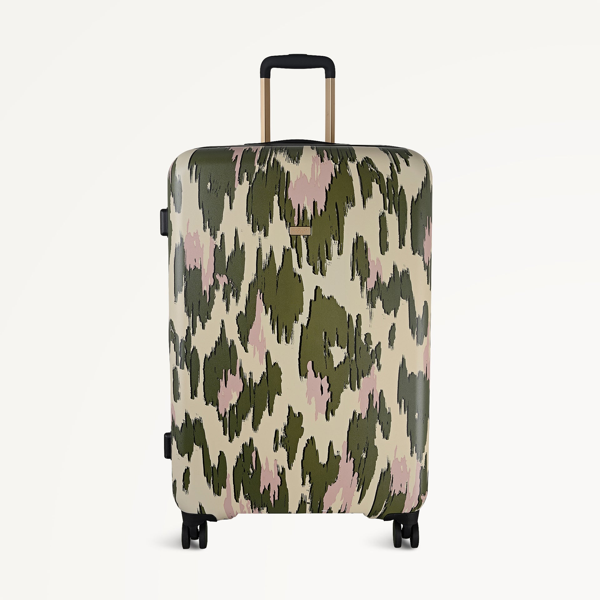 Abstract Animal 4 Wheel Large Suitcase Hunter Green - 113597 - Hunter Green