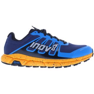 inov-8 trailfly g270 v2 against white background