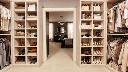 Walk Through Closet To Bathroom Design Ideas