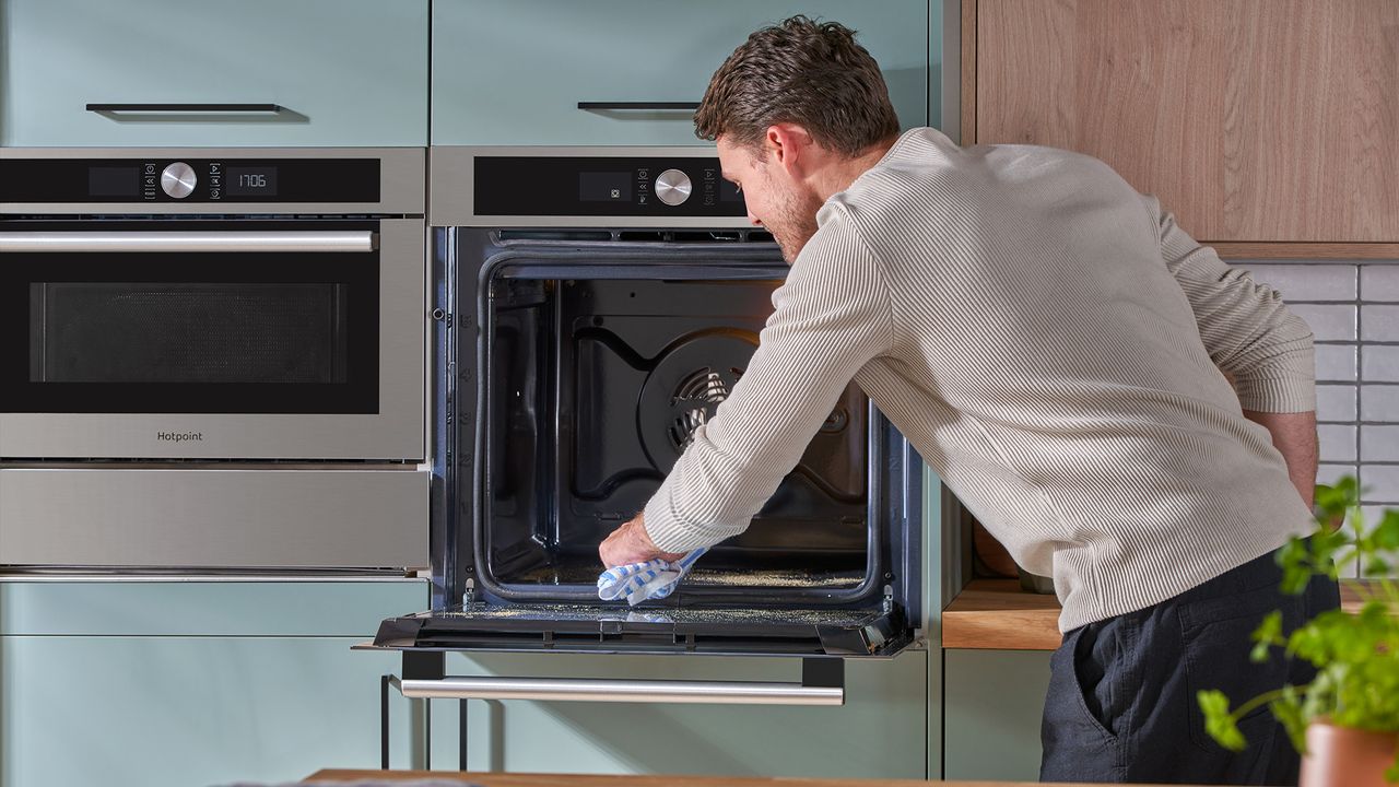 Hotpoint kitchen appliances in use