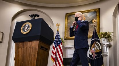 Joe Biden addresses the nation on his Covid-19 relief package