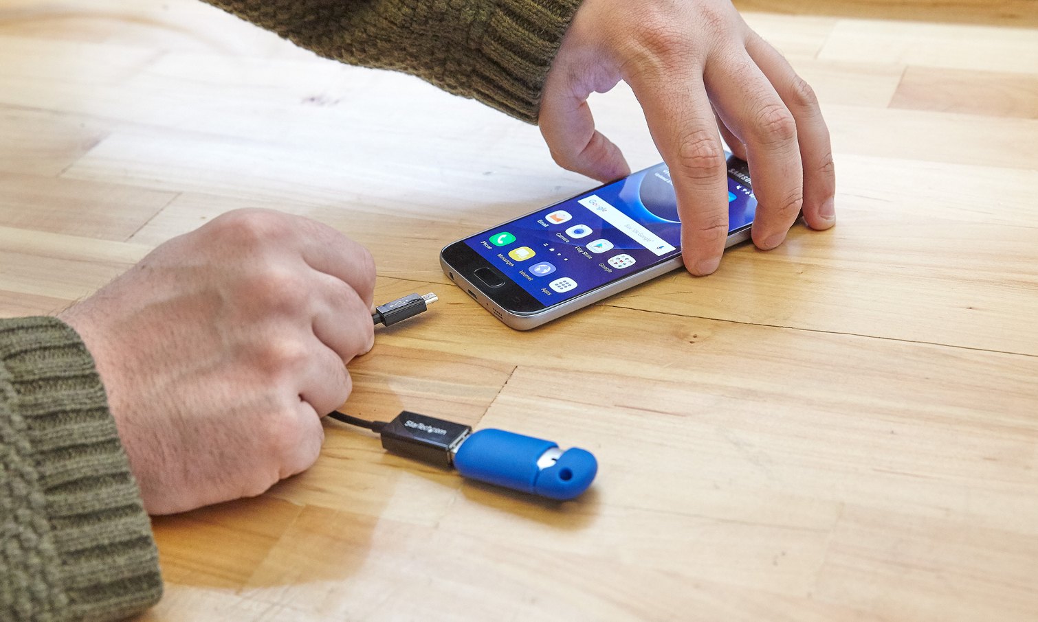 как подключить USB-накопитель к телефону Android