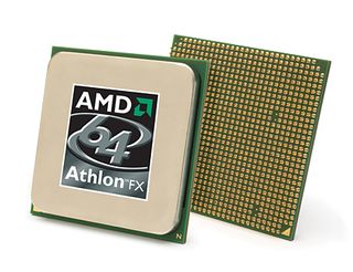 AMD shows off new AM2 socket CPUs, including the new flagship FX-62. (Click to open)