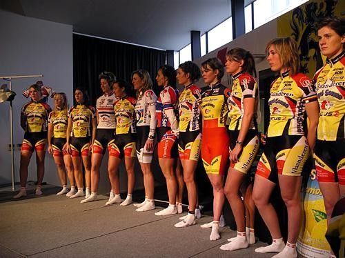 The entire team appears to be missing shoes