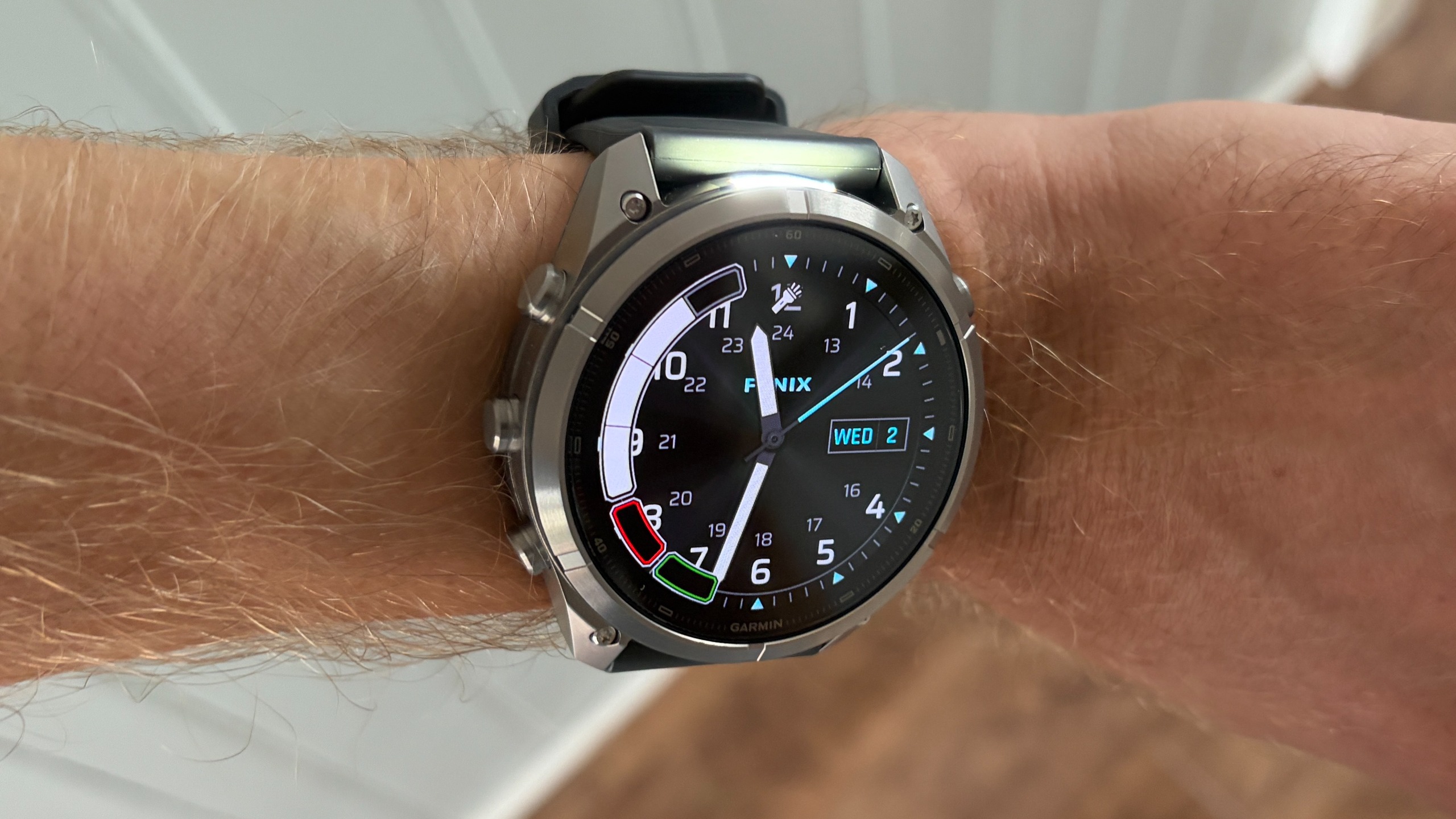 Garmin Fenix 9 Pro flashlight