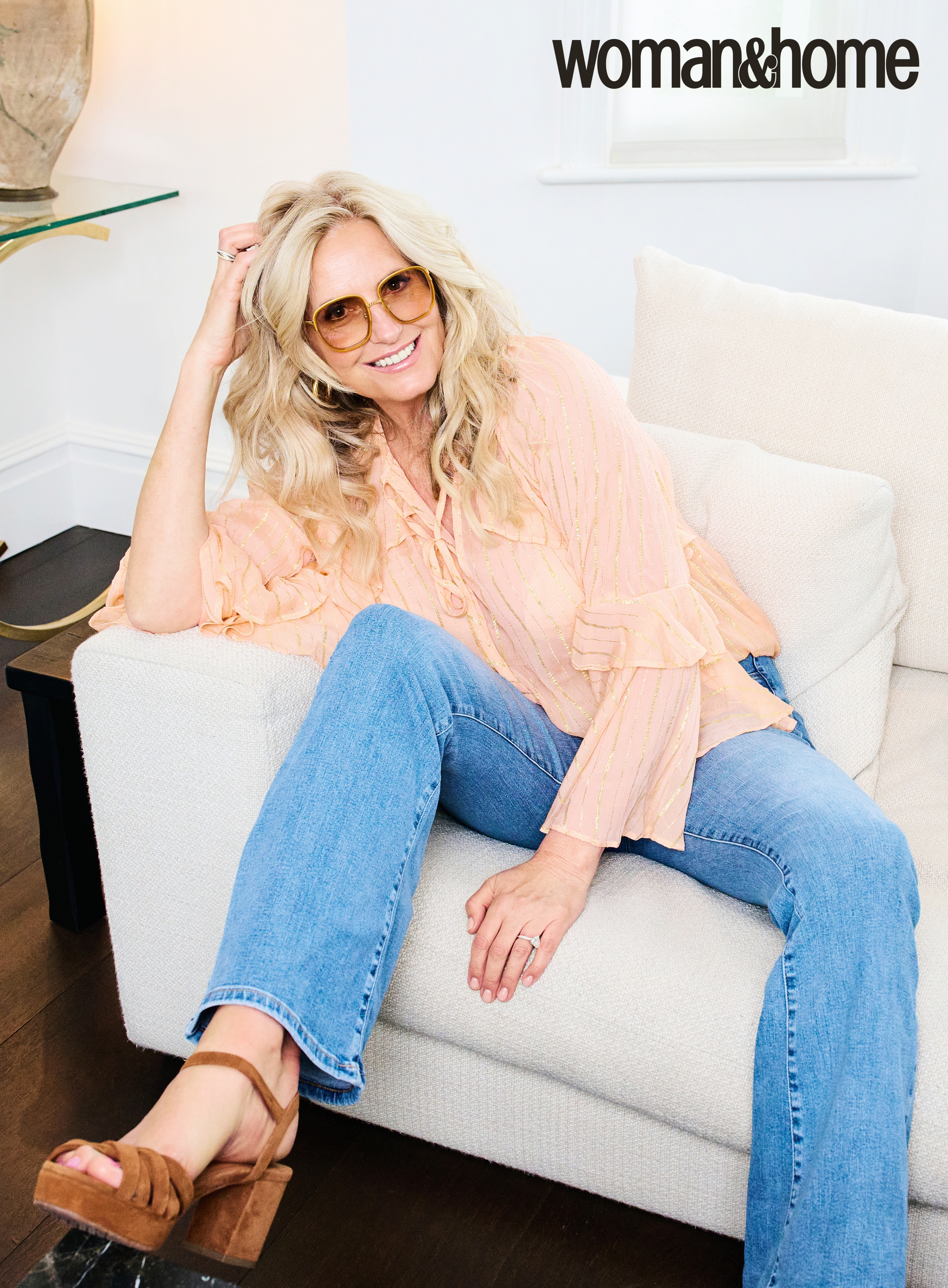 Penny Lancaster for the November 2025 cover of woman&amp;amp;home