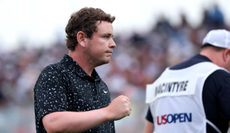 Robert MacIntyre fist pumps after his final round