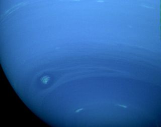 The giant, dark storms on Neptune are impermanent features on the distant planet.