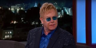 Elton John on a talk show