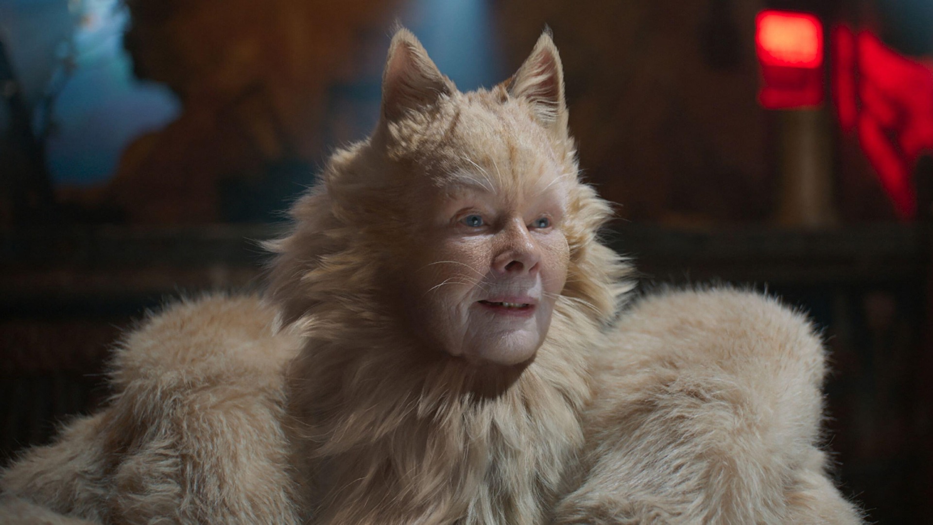 Judi Dench as Old Deuteronomy in "Cats"