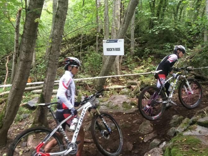 Many riders walked the Rock and Ride Section and some were overheard to say they will run it during the race.