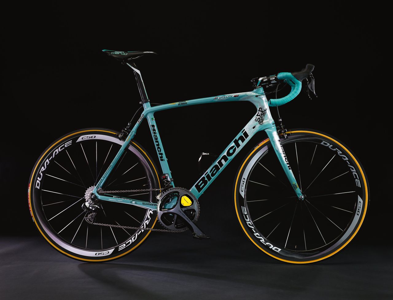 Sep Vanmarcke's special Bianchi Infinito CV for the Tour of Flanders