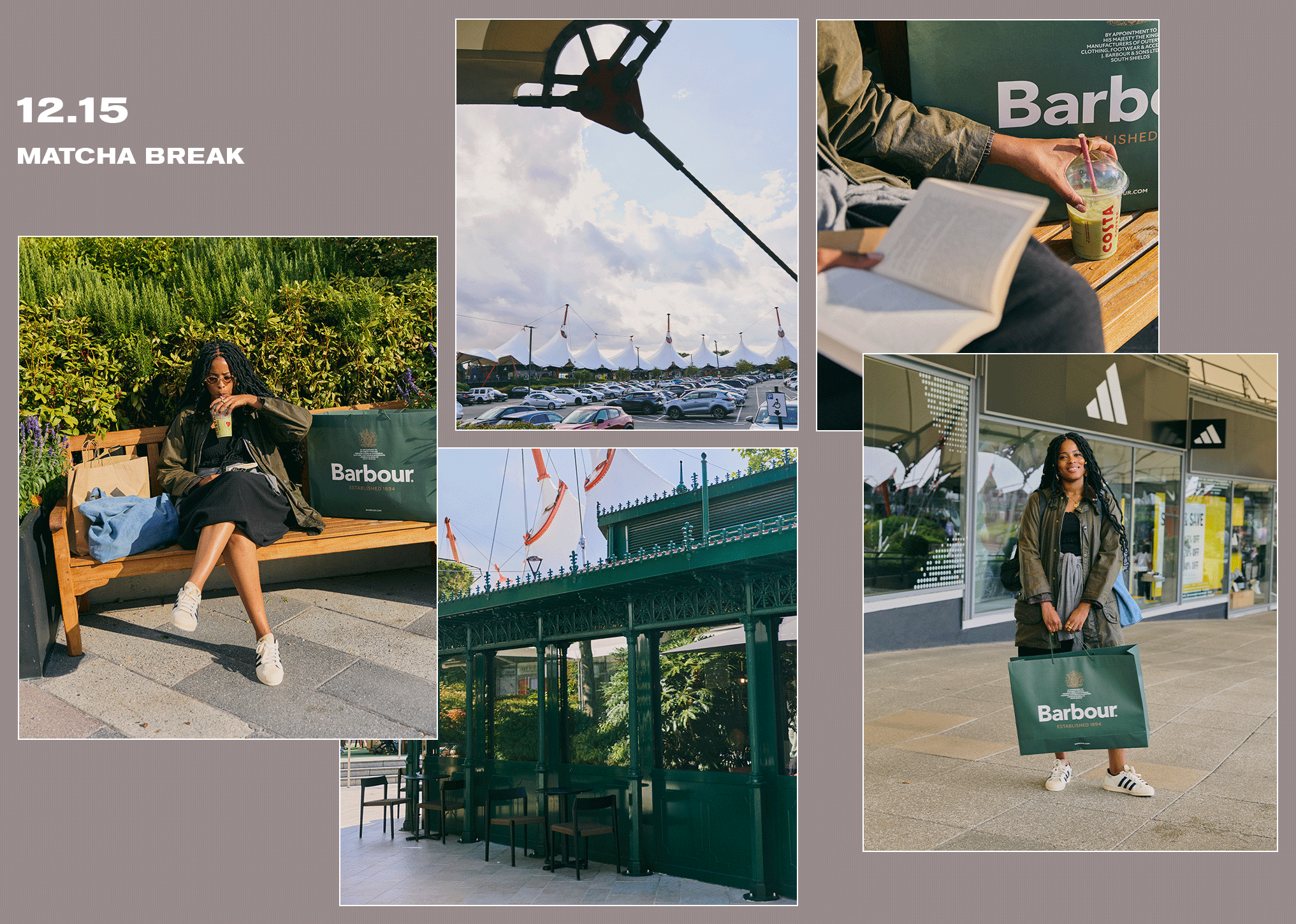 A fashion editor has a matcha break at Mcarthurglen Designer Outlet Ashford.