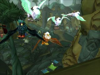 Several Alliance flying mounts in Shattrath City