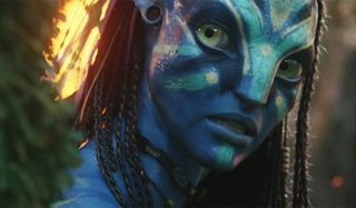 Zoe Saldana as Neytiri in Avatar