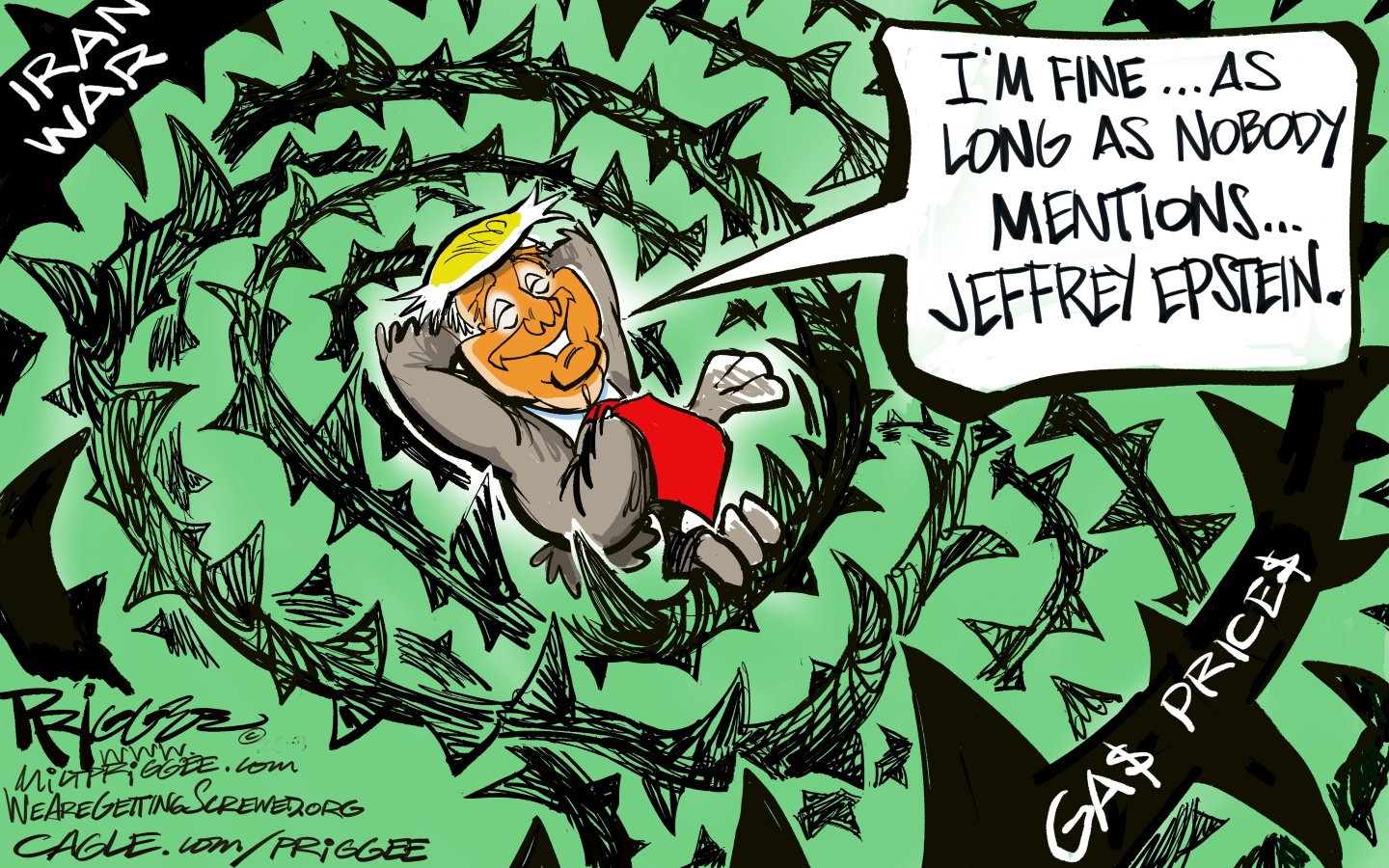 Political cartoon