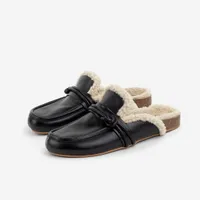 Simona black leather clogs - around £82 at Kachorovska