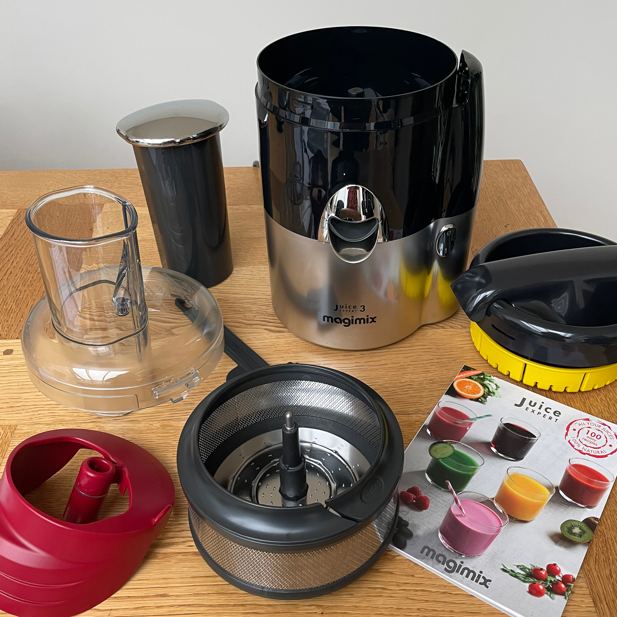 Image of Magimix juicer during testing