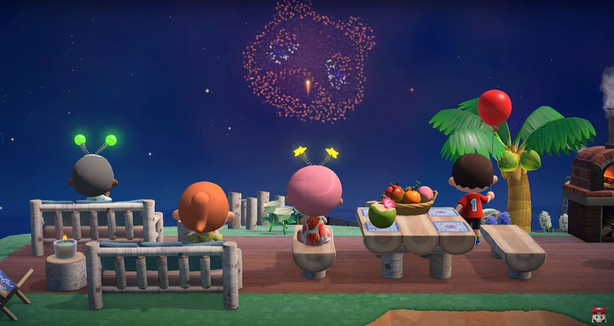 Animal Crossing New Horizons — Fireworks, dreams, and save backups