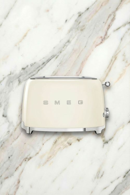 Smeg 2 Slice Toaster (Cream)