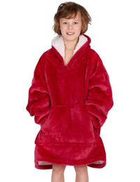 Snuggy Wine Red Kids Hooded Blanket - WAS £34.99 now £18.99 | Snuggy