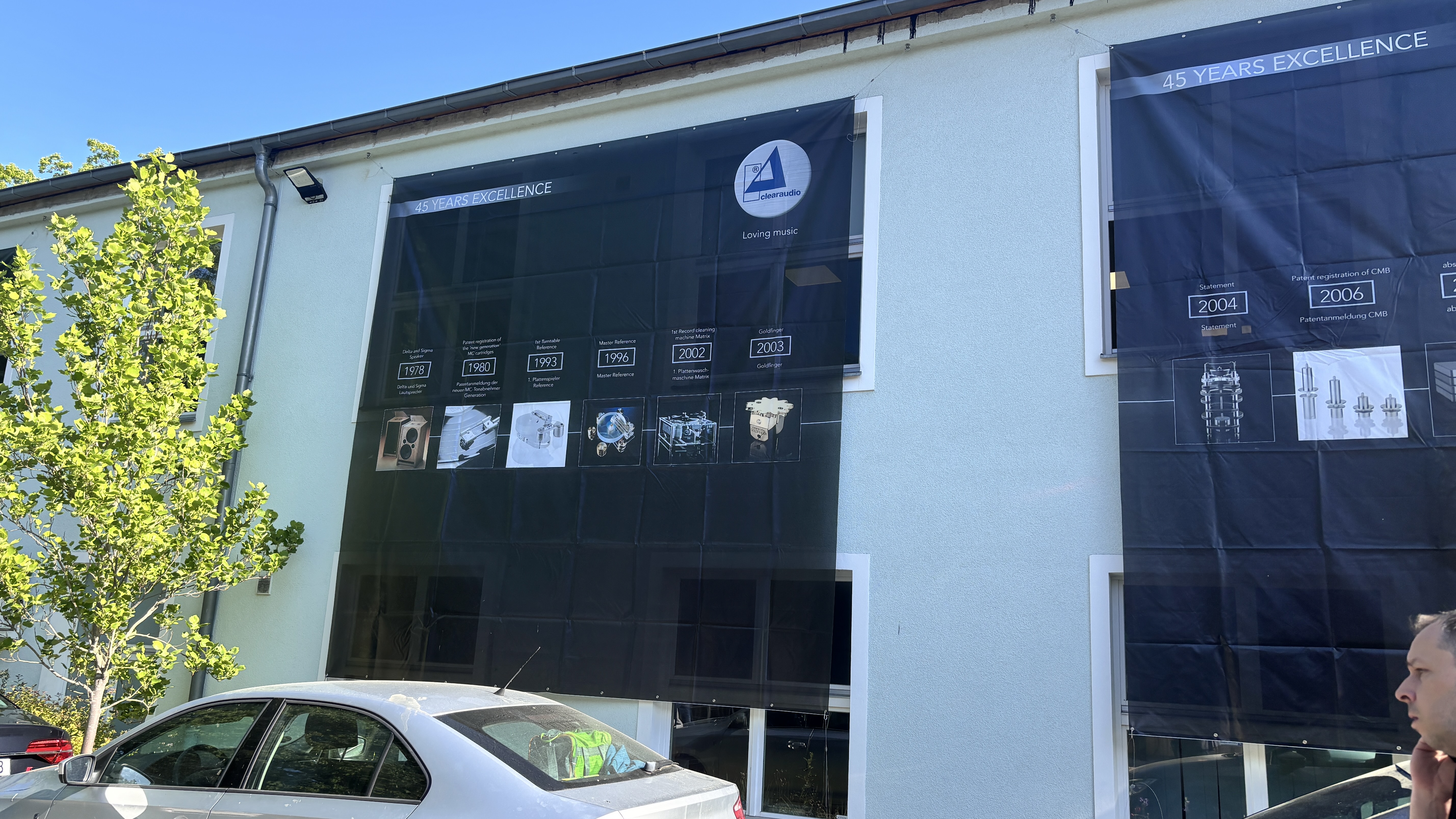 Clearaudio factory banner external shot