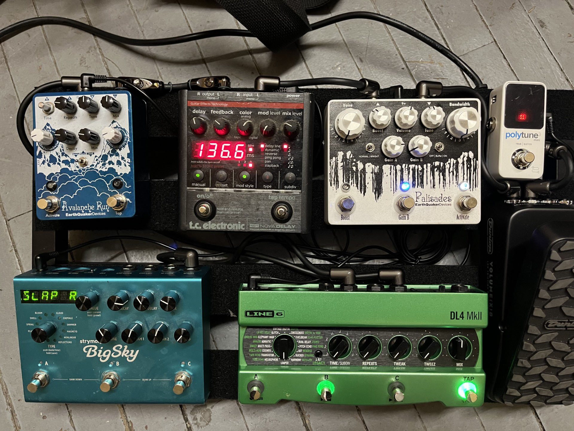 Trevor de Brauw's Pedalboard