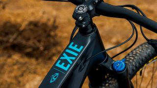 A close up of the new Ibis Exie bike