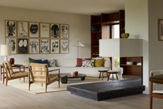 Flemish House by Julie Thiers, a brick house among greenery