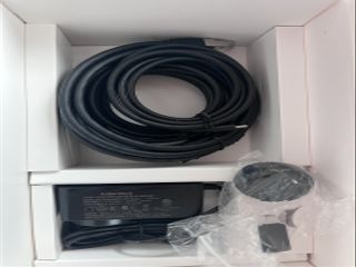 The many cables that come with the AnkerWork SR500.
