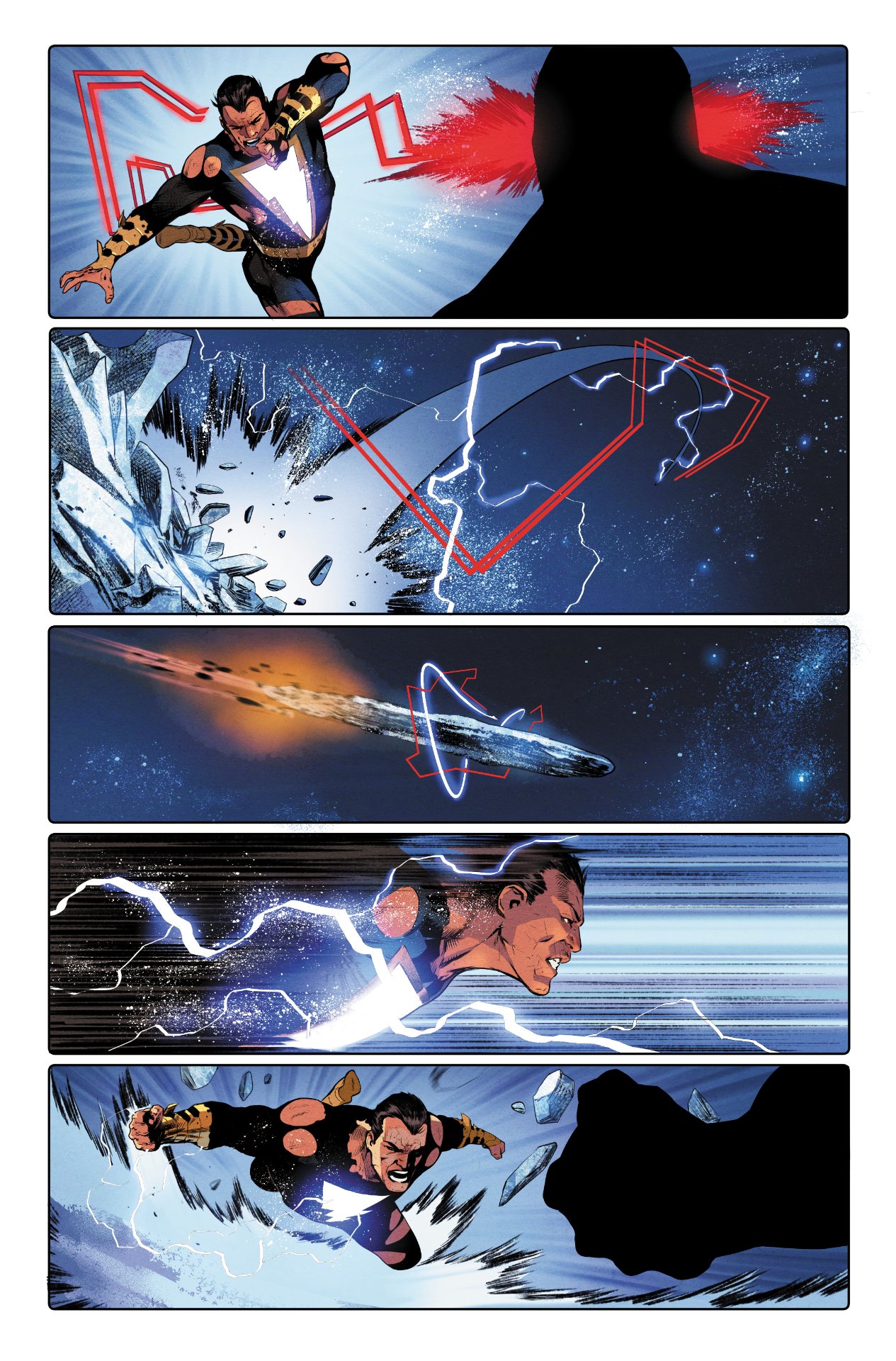 a page from Black Adam #1 by Rafa Sandoval