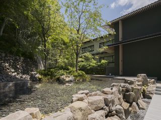 The garden at Banyan Tree Higashiyama Kyoto