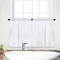 Textured short curtain from Amazon