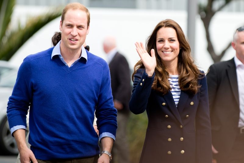 Prince William and Kate Middleton visit Auckland&#039;s Viaduct Harbor during their New Zealand tour on April 11, 2014.