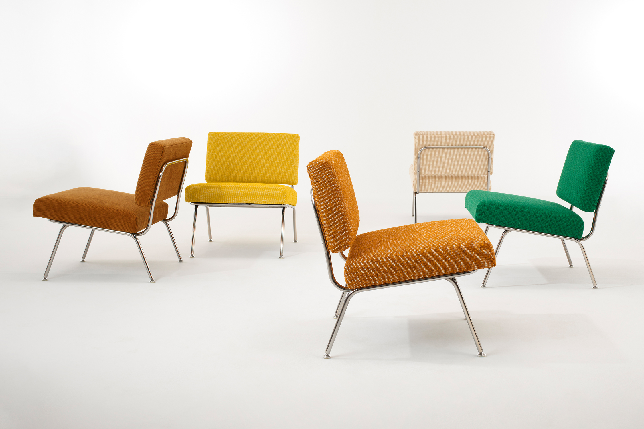 Florence Knoll Model 31 and Model 33 reissued chairs