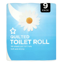 Superdrug Toilet Roll 3 Ply x 9 | £2.50 at Superdrug