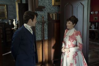 Harry Richardson and Laura Benanti in The Gilded Age