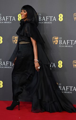 Naomi Campbell at the BAFTAs
