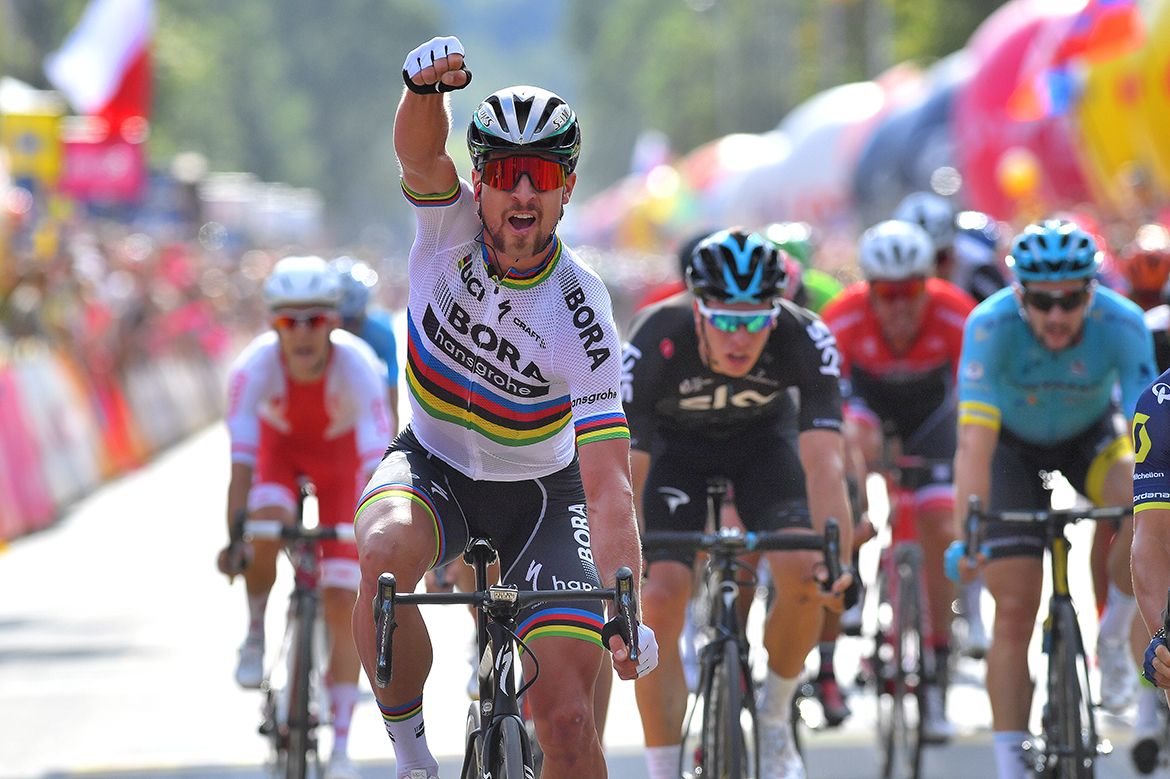 Peter Sagan wins stage 1 of the Tour de Pologne.