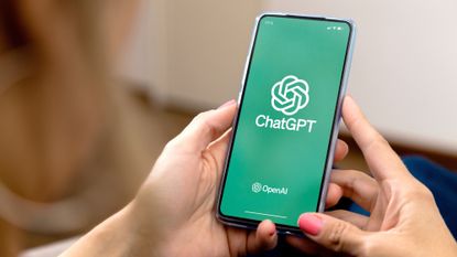 ChatGPT on phone